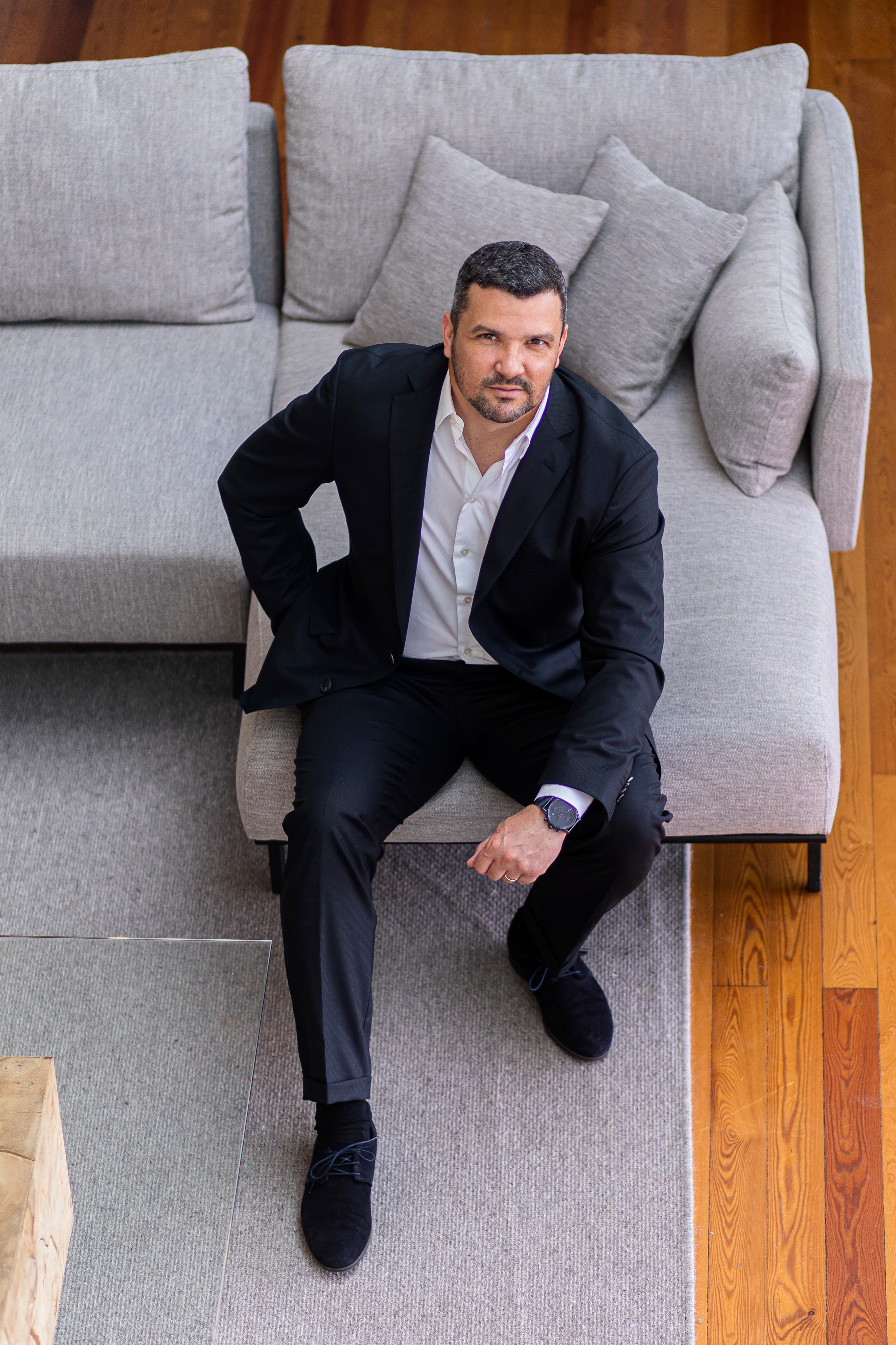 Jonas Dohler, fundador da Döhler, no escritório na Marina de Cascais